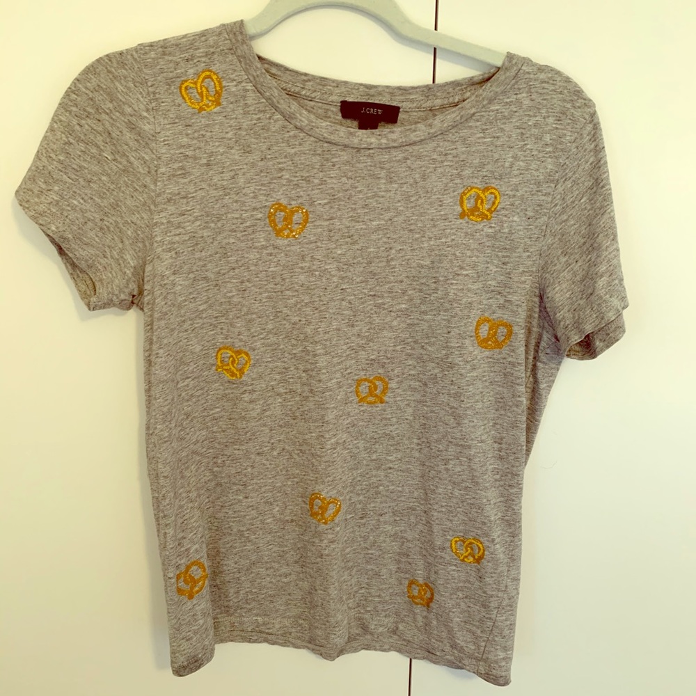 J Crew Pretzel Tee - Picture 1 of 3
